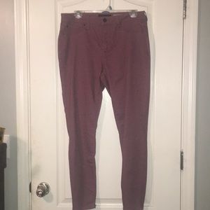 Mauve jeans